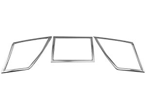 BRIGHTZ クラウンハイブリッド 20 21 224 超鏡面ステンレスメッキダッシュボードスピーカーリング 3PC 【 SPEAKER-094 】 AZSH20 AZSH21 GWS224 AZSH GWSH GWS ...