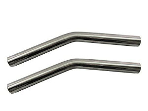 BRIGHTZ 42.7�� 30�x �X�e�����X �Ȃ��p�C�v 1.2mm�� 2PC �y CUR�|PIPE�|010�|2PC �z 42.7�p�C 42.7�� 30°