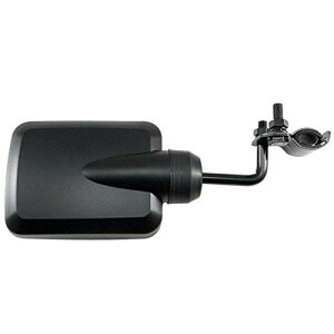 ジェットイノウエ(JET INOUE) バックショットミラー Ver.2S ロングステー オールステンレス トラック用補助ミラー 後方安全 死角補助 運転席側 ブラック 501454