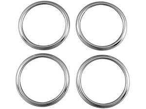 BRIGHTZ AZワゴン MJ23S ステンレスセンターホイールキャップリング 4PC サテンシルバー 【 SID−ETC−SMA−008 】 MJ23 MJ J23 23 AZ ワゴン