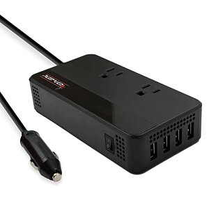 Omix J[Co[^[ ő200W 12VԑΉ AC100V VK[ڑ AC100V 2{USB 4|[g ubN