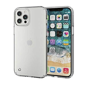 �G���R�� iPhone 12 Pro Max �P�[�X Qi�[�d�Ή� �n�C�u���b�h �ϏՌ� �N���A PM-A20CHVCCR