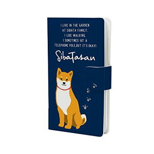 GALAXY NOTE 10+ SM-N975U ケース 手帳型 しばたさん くろやなぎさん デザイン ミラー付き (463) フレンズヒル vol.17 A クールしばたさん 縦ネイビー