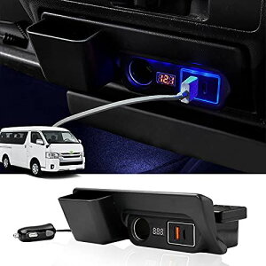 Mixsuper g^ nCG[X WAXG[X 200n ݓdjbg ݗpLbg z USB QC3.0 + Type-C PD VK[\Pbg }[d djbg TOYOTA HIACE 200 ...