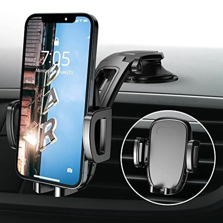 楽天市場 スマホホルダー 車 真空吸盤とクリップ式兼用 車載ホルダー スマホスタンド360度回転 伸縮アーム 三角構造で安定感 落下防止 片手操作 取付簡単 Iphone13 13 Pro Wes Store