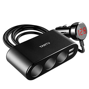 Zukida J[`[W[ VK[\Pbg3A 2|[gt USB[d őd3.1A }[d J[`[W[ 12/24VԑΉ ƗXCb` dv ւq[Yt (ubN)