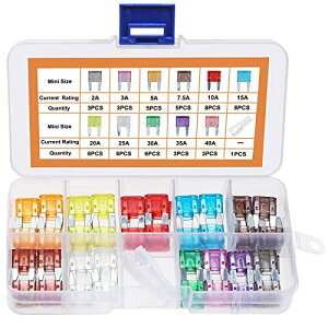 JOREST 60ԃq[YA/gbN/I[goCp(2A 3A 5A 7.5A 10A 15A 20A 25A 30A 35A 40A)A~j^ q[Y+1q[YNbv 60PCS ~jq[Y