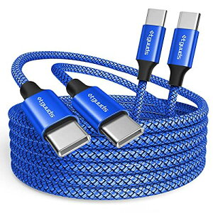 USB C to C P[uy3m 2{zPDΉ 60W }[d Type C to Type C P[u  ϋv iCf MacBookAiPad Pro 2020 2018AGalaxy S21 u[