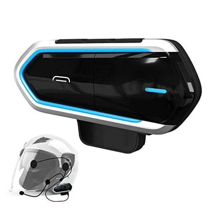 【2022進化版】 バイク インカム ヘルメット スピーカー Bluetooth 薄型 IPX 65防水機能 分離 HI-FI音質  Siri/S-voice バイク用インカム バイク無線機 技適認証取得済 日本語説明書 WES STORE