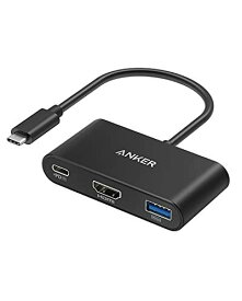 Anker PowerExpand 3-in-1 USB-C ハブ 4K対応HDMI出力ポート 90Wパススルー充電 USB PD対応 USB 3.0ポート iPad Pro MacBook Pro/Air XPS