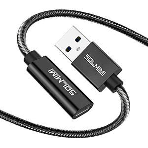 SOLMIMI USB C to USB A 3.0 ϊA_v^[ USB Type C to USB 3.0 ϊA_v^ USB I[fBIϊP[u Type C (X) to USB A ...
