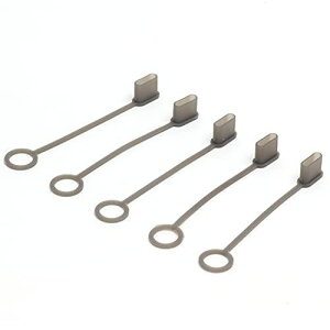 �I�[�f�B�I�t�@�� �[�q�ی�J�o�[ USB-C �I�X�[�q�p �ی�L���b�v ���� USB typeC �ی� �J�o�[ �L���b�v �_�X�g �N���A�u���b�N 5�_�Z�b�g