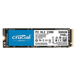 Crucial �N���[�V���� P2�V���[�Y 500GB 3D NAND NVMe PCIe M.2 SSD CT500P2SSD8 [���s�A���i]