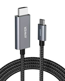 Anker 高耐久ナイロン USB-C & HDMI ケーブル (1.8m ブラック)【4K 対応】MacBook Pro MacBook Air iPad Pro Galaxy その他USB-C機器対応