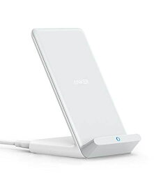 Anker PowerWave 10 Stand ワイヤレス充電器 Qi認証 iPhone 12 / 12 Pro Galaxy 各種対応 最大10W出力 (ホワイト)