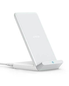 Anker PowerWave 10 Stand ���C�����X�[�d�� Qi�F�� iPhone 12 / 12 Pro Galaxy �e��Ή� �ő�10W�o�� (�z���C�g)