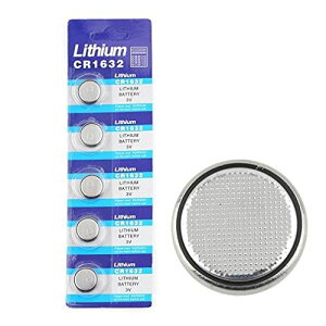 MORKETEK 5��/�p�b�NCR1632�{�^���d�r 3V CR1632���`�E���R�C���d�r�d�rLM1632 BR1632 ECR1632 CR1632�d�q���v�����R���p�d�r