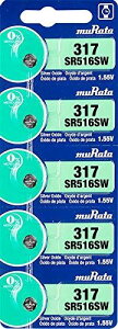 ムラタ(MURATA) SR516SW (317)酸化銀電池 1シート(5個入)