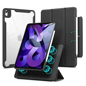 ESR iPad Air 5 �P�[�X 2022 (��5����) �n�C�u���b�h�P�[�X iPad Air 4 �P�[�X 2020 iPad 10.9�C���` ���O���\�ȃ}�O�l�b�g�J�o�[ ���߉\�ȏc�u��/���u���X�^���h�@�\ ... �u���b�N