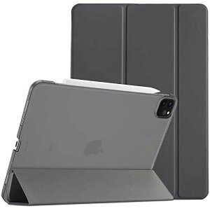 ProCase iPad Pro 12.9 �P�[�X 2021 5����i5G�j, �X���� �O�܂� �X�^���h �X�}�[�g�J�o�[ �Ή��@��FiPad Pro 12.9" ��5���� 2021�E4���� 2020�E3���� 2018 �O���[