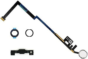�z�[���{�^�� �����p iPad 6 ��6���� 9.7�C���` 2018 (A1893 A1954) iPad 5 ��5���� 2017 (A1822 A1823) �t���b�N�X�P�[�u���R�l�N�^�[ (�z���C�g) White