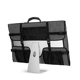 CURMIO iMac用キャリングバッグ 21.5インチ用 iMac用 トートバッグ ポケット付き ハンドル付き保護カバー グレー