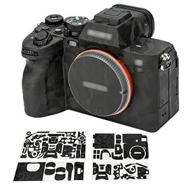 カメラ 保護レザーフィルム カメラ本体 保護フィルム Sony A7IV A7M4 A7 Mark IV カメラ 用 3M材料 ブラック迷彩