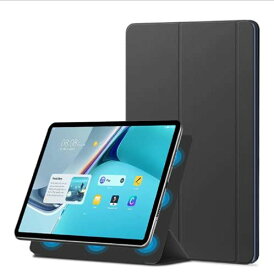 For HUAWEI Matepad 11 2021 ケース 手帳型 カバー 磁石吸着 横置き スタンド機能 マグネット式 横開き 薄型 軽量 全面保護 指紋防止 Matepad 11 ケース (ブラック)