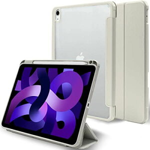 MS factory iPad Air5 Air4 用 ケース 2022 2020 ペンシル 収納 カバー Air 5 4 10.9インチ 第5世代 第4世代 耐衝撃 ソフト フレーム 薄型 Apple Pencil iPad Air ( 第5世代 / 第4世代 ) 一体型/ライトグレー