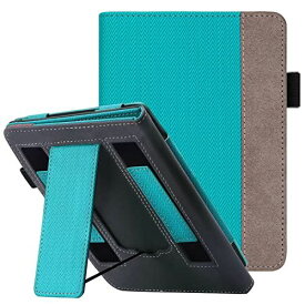 WALNEW Kindle Paperwhiteケース2021 6.8インチ 保護カバー NEWモデル 第11世代 Kindle Paperwhiteシグニチャー エディション に適応 スタンド機能 ベルト付き ミントグリーン