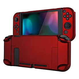 eXtremeRate PlayVital Switchコンソールに対応用バックカバー、NS スカーレットレッド