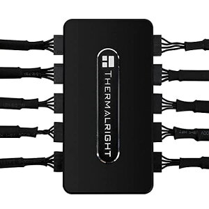 Thermalright t@Rg[[ 10|[gt@nu pwm@\ Satad Fan Hub P[uǗ 4PIN (PWM)