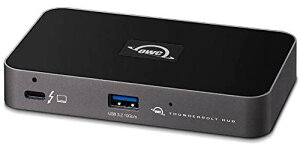 OWC Thunderbolt Hub�iMac/Windows�p�\�R������Thunderbolt 4�Ή� 3�|�[�g�n�u�j�A�~�����b�g�I���W�i�����{��N�C�b�N�K�C�h�t��