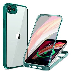 HAUTRKBG iPhone SE3 p P[X 3 SE2 2 iPhone 8 pP[X 360°Sʕی [ʋKX] [100ʊx]tJo[ CX[dΉ ČRMILKi擾 ...