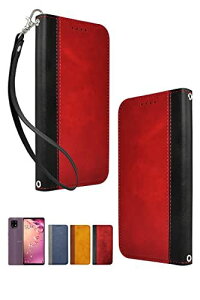 VYJEB(shizukawill) AQUOS zero6 au SHG04 softbank A102SH 蒠^ P[X Jo[ oCJ[ {h[bh×ubNF Bordeaux Red × Black