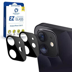 [2枚セット] [EZ Camera Protector] カメラフィルム、カメラ保護フィルム （簡単な貼り付け、衝撃防止、ラウンドエッジ加工）（iPhone12用）