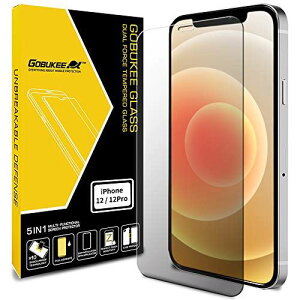 [1] GOBUKEE iPhone 12 / iPhone 12 Prop tB (6.1C`) 9Hdx"Hybrid Flexible Glass Film" [KChgt] v~A nCubh ...