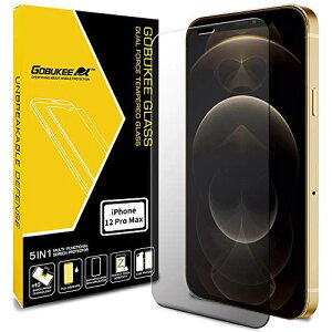 iPhone 12 Pro Max p GOBUKEE [1]  tB (6.7C`) 9Hdx v~A nCubh tی XN[veN^["Hybrid Flexible Glass ... iPhone 12 Pro Max [Hybrid]