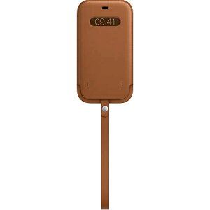 iPhone 12 Pro Max Leather Sleeve with MagSafe - Saddle Brown