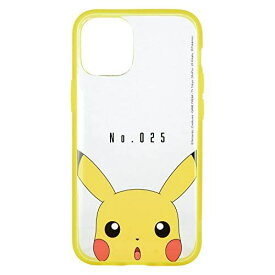 グルマンディーズ ポケットモンスター IIIIfit Clear iPhone12 mini(5.4インチ)対応ケース ピカチュウ POKE-705A イエロー