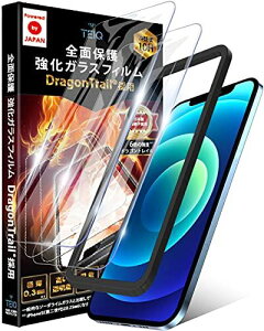 TEIQ �h���S���g���C�� �K���X�t�B���� iPhone12 mini �d�x10H ���{�����Ɏq �S�ʕی� �t�B���� �K�C�h�g�t�� 2���Z�b�g GFDT-CLR-05