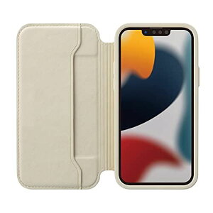 Premium Style iPhone 13 Pro�p �K���X�t���b�v�P�[�X �L���e�B���O���A�C�{���[ PG-21NGF08IV