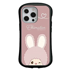 グランサンク チムたんi select iPhone 13 Pro 対応 ガラスケース 【アップ】 ピンク