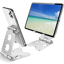 スマホスタンド 携帯ホルダー タブレット スタンド 折り畳み式 卓上縦置きスタンド PCホルダー シリコン滑り止め 収納便利 iPhone/iPad/Android/Nintendo
