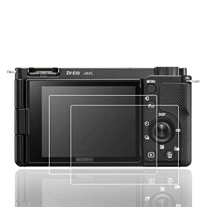 2���Z�b�g ZV-E10 ��p �����t���ی�K���X �t���ی�t�B���� Sony ZV-E10 �Ή� ���d�x9H �����ߗ� 0.3mm �����K���X