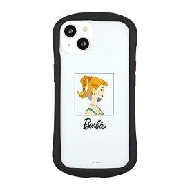 グルマンディーズ Barbie iPhone13 対応 ハイブリッドクリアケース ポニーテール BAR-28B
