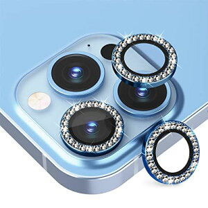 �i3���jSuoman �J�����t�B���� �Ή� iPhone 13 Pro / iPhone13 Pro Max �p �J���� �����Y �ی� �J�o�[ �K�p �A���~�j�E�������{�����K���X�� �L�Y�h�~-BLUE