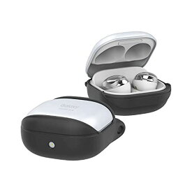 araree Galaxy Buds Pro ケース Buds Live [ シリコン サムスン公式認証品 カバー ソフト ストラップホール ワイヤレス充電対応 ] Bean AR20667GBP(ブラック)