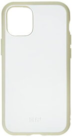 グルマンディーズ IIIIfit(clear) iPhone12 mini(5.4インチ)対応ケース アイボリー IFT-72IV