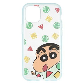 グルマンディーズ バンダイ クレヨンしんちゃん IIIIfit Clear iPhone12 mini(5.4インチ)対応ケース しんちゃん BCYS-08A ブルー